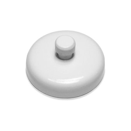Master Magnetics Master Magnetics Ceramic Magnetic Base MHHWP14BX with Knob 14 Lbs. Pull White Enamel Paint - Pkg Qty 25 MHHWP14BX